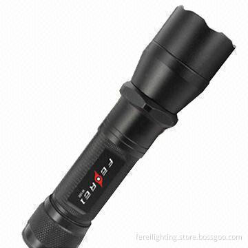 150m Scuba LED Flashlight with Cree XR-E Q5 LED and 200lm Luminous Flux